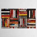 Music cassette stacks color  Tablecloth Gallery Image 2