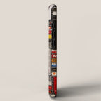 Music cassette stacks color  iPhone Case Gallery Image 2