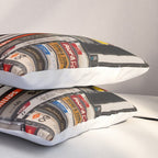 Music cassette stacks color  Pillow Sham Gallery Image 3