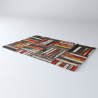 Music cassette stacks color  Rug Gallery Image 3