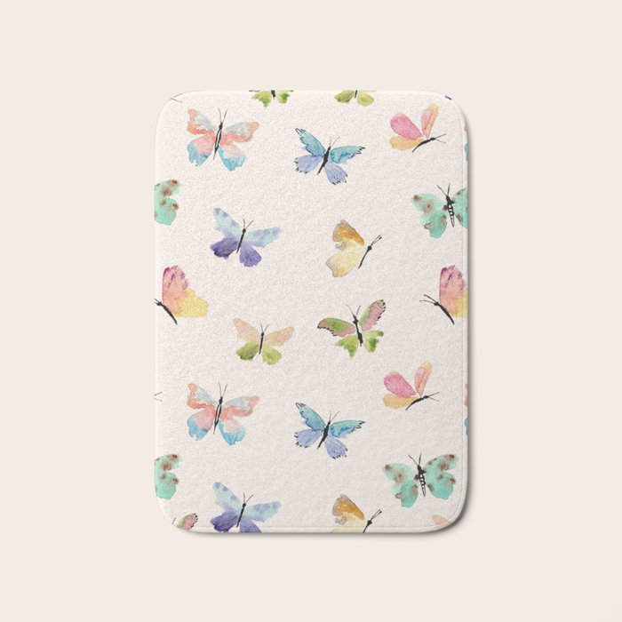 Beautiful Butterflies Bath Mat Gallery Image 1