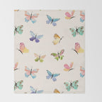 Beautiful Butterflies Throw Blanket Gallery Image 2