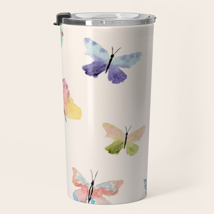 Beautiful Butterflies Travel Mug Gallery Image 3
