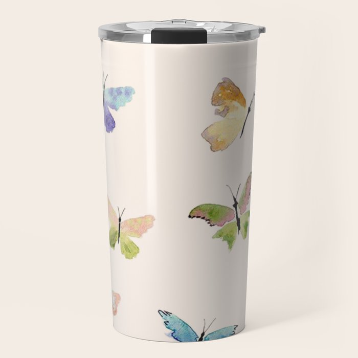 Beautiful Butterflies Travel Mug Gallery Image 1
