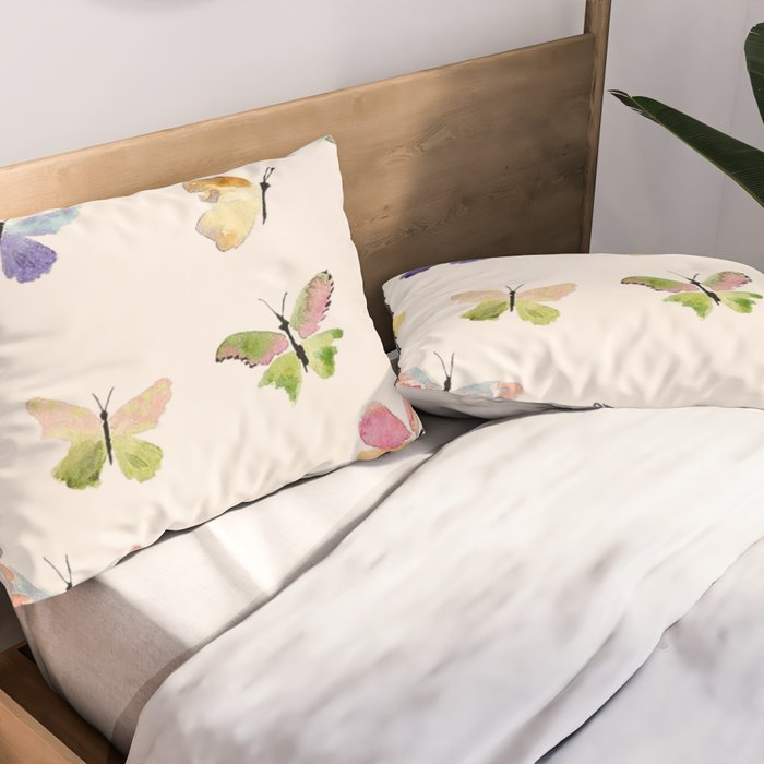 Beautiful Butterflies Pillow Sham Gallery Image 2