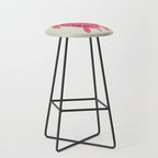 Sea Turtle in Pink & Gold Stool Gallery Image 1