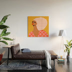 Pink Hair, Don't Care Wood Wall Art Gallery Image 2