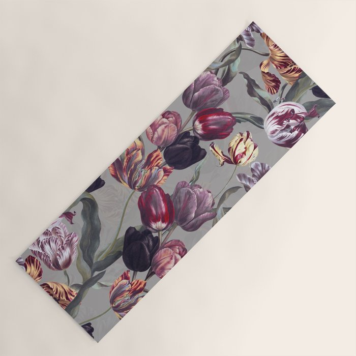 Magic Tulips Pattern Yoga Mat Gallery Image 1