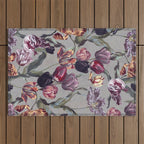 Magic Tulips Pattern Outdoor Rug Gallery Image 1