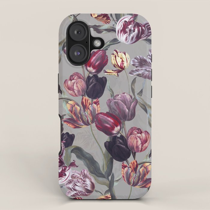 Magic Tulips Pattern iPhone Case Gallery Image 1