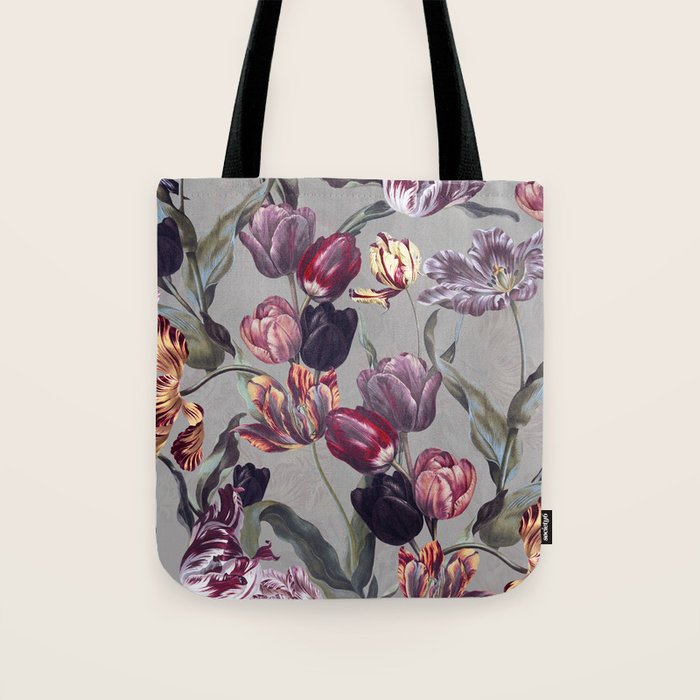 Magic Tulips Pattern Tote Bag Gallery Image 1