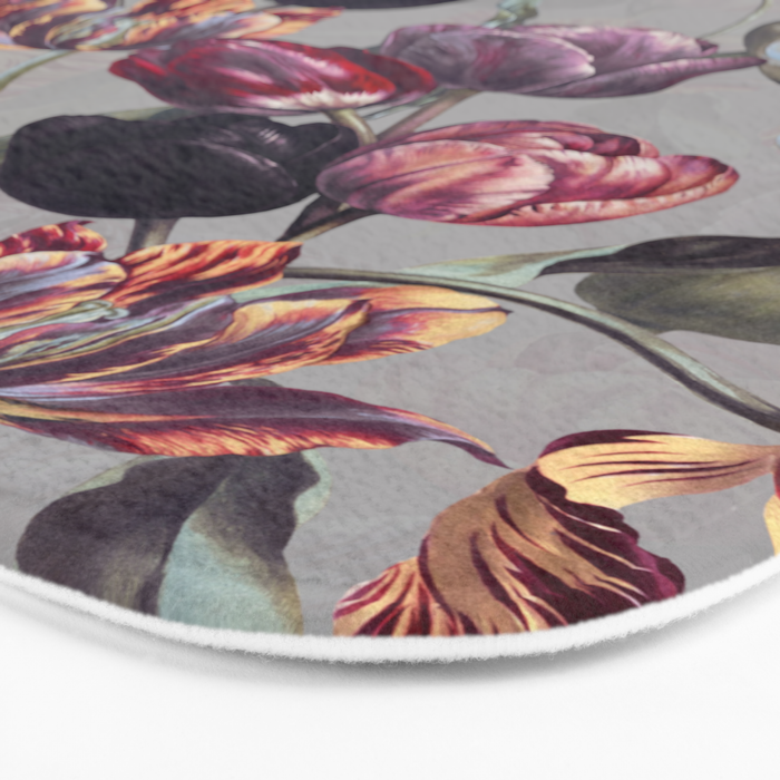Magic Tulips Pattern Bath Mat Gallery Image 3