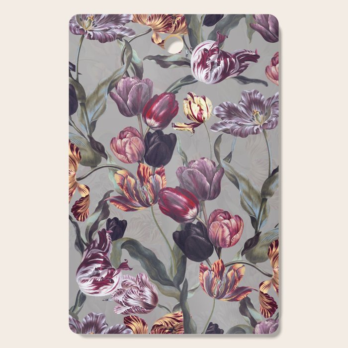 Magic Tulips Pattern Cutting Board Gallery Image 1