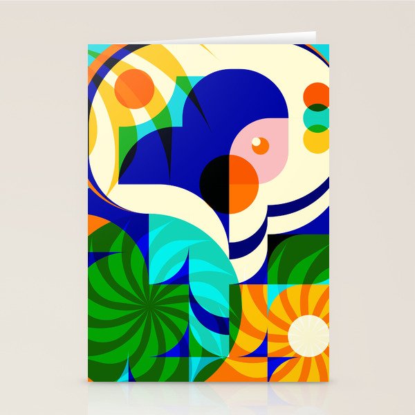 Sunshine Happy Girl Stationery Card Gallery Image 2