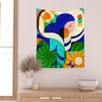 Sunshine Happy Girl Wall Tapestry Gallery Image 2