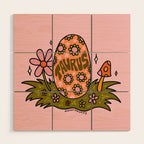Taurus Easter Egg Wood Wall Art Gallery Image 1