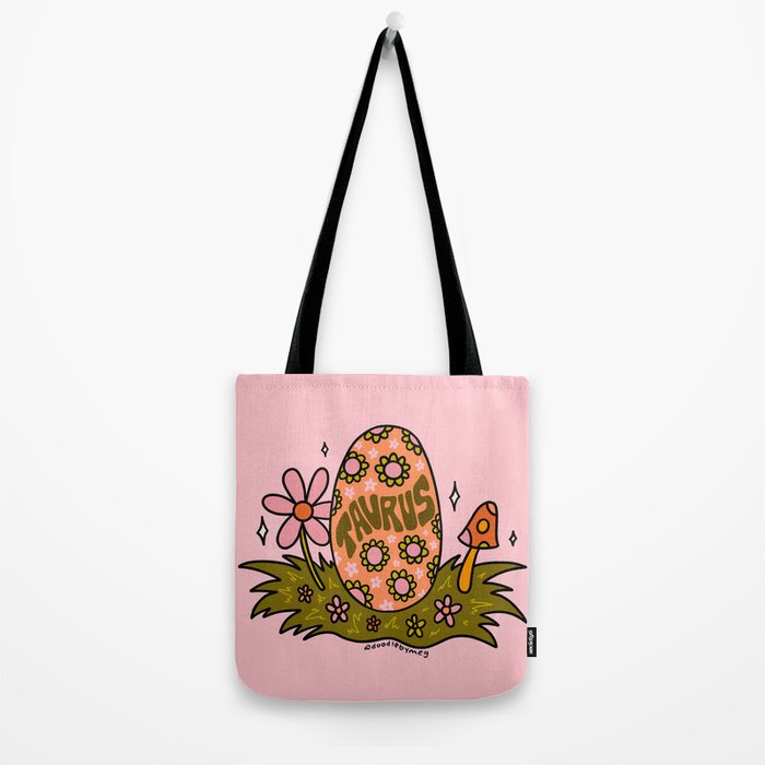 Taurus Easter Egg Tote Bag Gallery Image 2