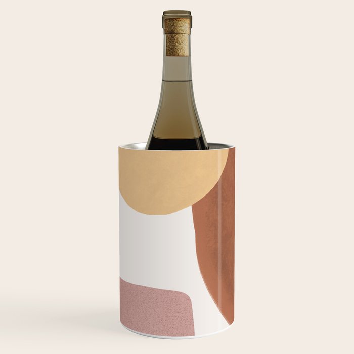 Abstract Earth 1-2 - Painted Shapes Wine Chiller Gallery Image 3