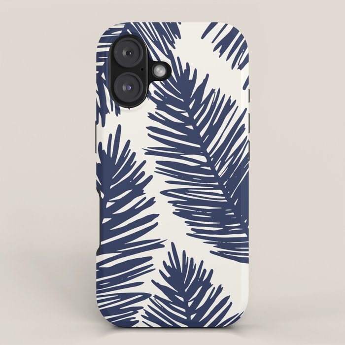 Tropical blue palms iPhone Case Gallery Image 1