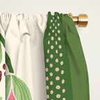 Let your Love Bloom Floral Folk Art Window Curtain Gallery Image 2