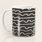 Noir: Mid Century Pattern Coffee Mug Gallery Image 3