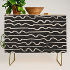 Noir: Mid Century Pattern Credenza Gallery Image 1