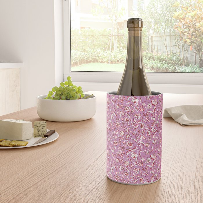 Painterly Florals - Red Orchid Wine Chiller Gallery Image 4