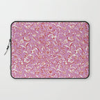 Painterly Florals - Red Orchid Laptop Sleeve Gallery Image 1
