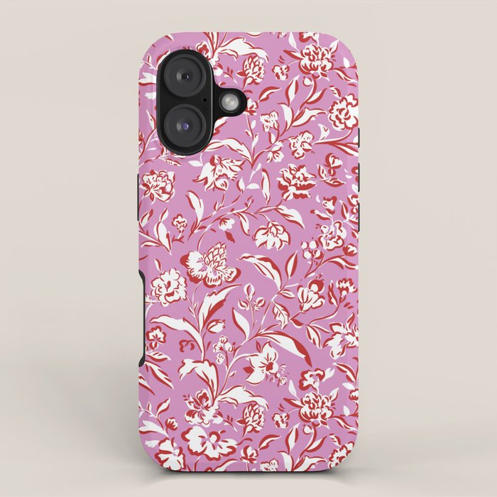 Painterly Florals - Red Orchid iPhone Case Gallery Image 1