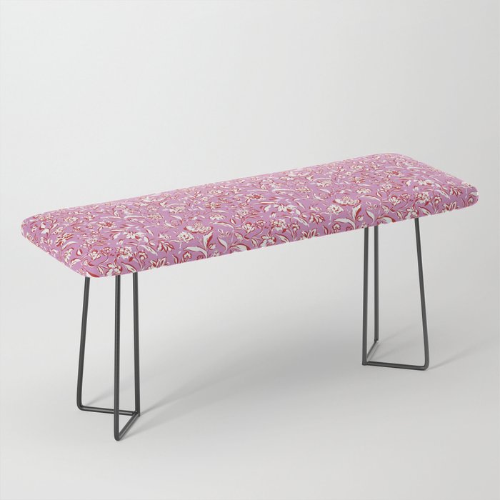 Painterly Florals - Red Orchid Bench Gallery Image 1
