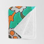 Floral Morocco Throw Blanket Gallery Image 3
