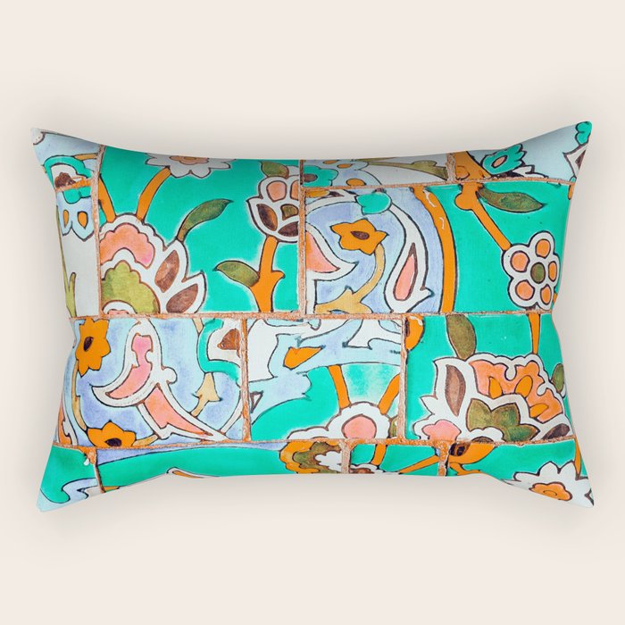 Floral Morocco Rectangular Pillow Gallery Image 1
