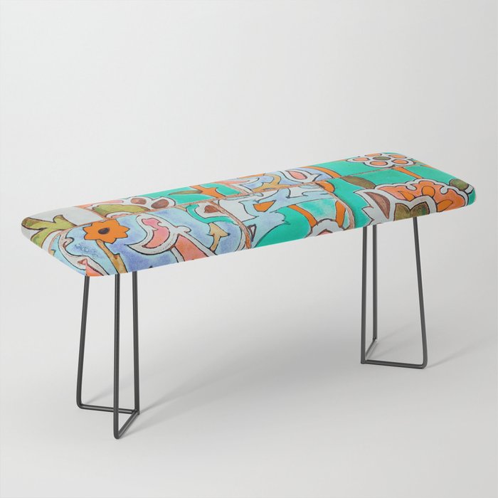 Floral Morocco Bench Gallery Image 1