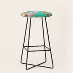 Floral Morocco Stool Gallery Image 1