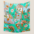 Floral Morocco Wall Tapestry Gallery Image 4
