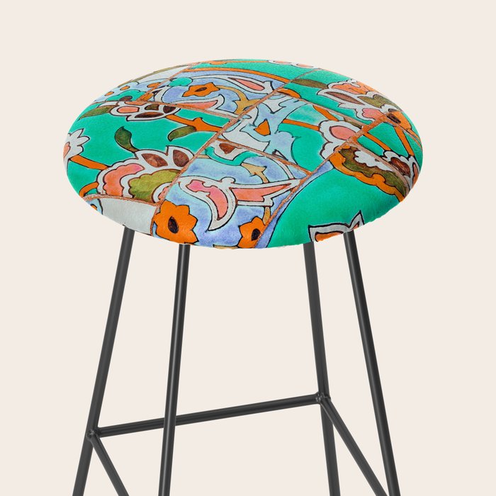 Floral Morocco Stool Gallery Image 2