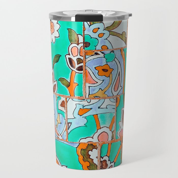 Floral Morocco Travel Mug Gallery Image 1