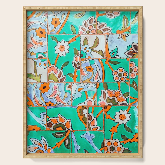 Floral Morocco Serving Tray Gallery Image 1