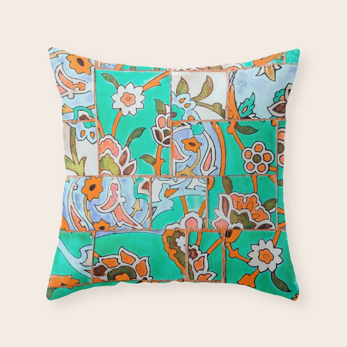 Floral Morocco Throw Pillow Gallery Image 6