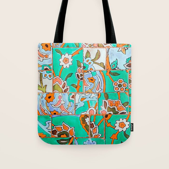 Floral Morocco Tote Bag Gallery Image 1
