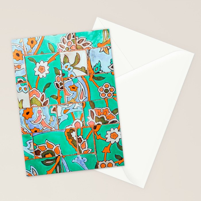 Floral Morocco Stationery Card Gallery Image 2