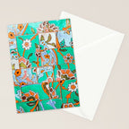 Floral Morocco Stationery Card Gallery Image 2