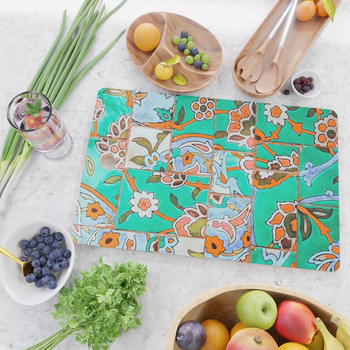 Floral Morocco Cutting Board Gallery Image 2