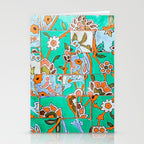 Floral Morocco Stationery Card Gallery Image 2