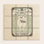 The Feminist Wood Wall Art Gallery Image 1