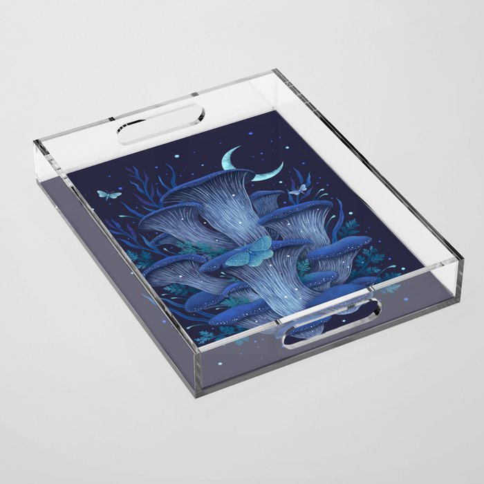 Blue Oyster Acrylic Tray Gallery Image 1