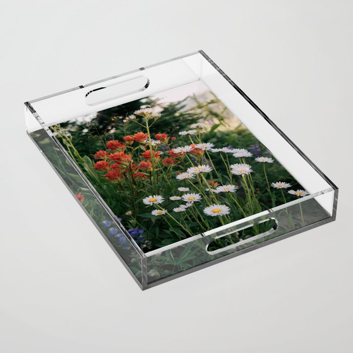 Wildflowers Acrylic Tray Gallery Image 1