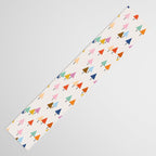 Pastel Triangle Trees: Cozy Winter Vibes with Modern Charm Table Runner Gallery Image 3
