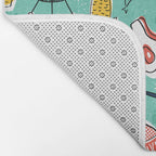 Backyard BBQ Aqua Bath Mat Gallery Image 2