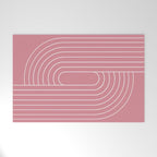 Oval Lines Abstract VI Welcome Mat Gallery Image 1